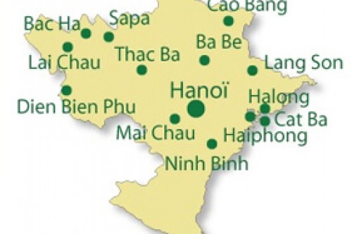 Petit circuit de voyage au Nord de Hanoi Vietnam