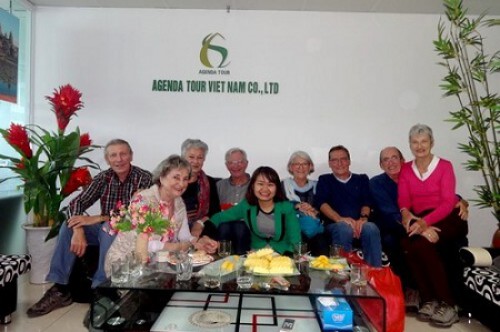 Avis du voyage Vietnam Laos Cambodge du groupe 17 personnes avec Agenda Tour Vietnam