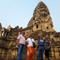 Voyage au Cambodge, Groupe de madame Marie Pierre Baille et Daniel & Marie-Hélène VANOT