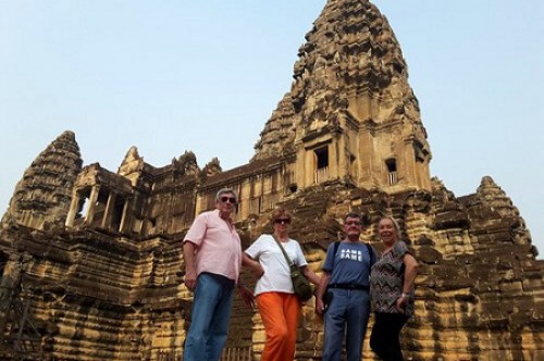 Voyage au Cambodge, Groupe de madame Marie Pierre Baille et Daniel & Marie-Hélène VANOT