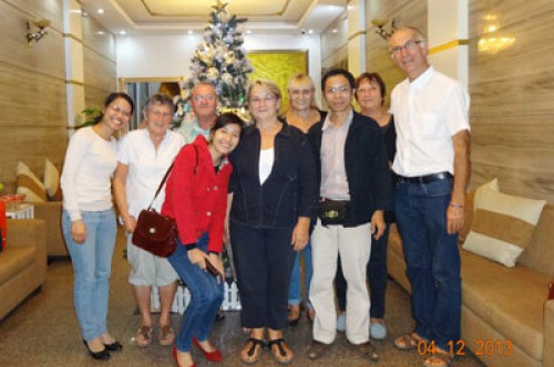 Voyage au Vietnam et Cambodge du groupe de madame Josette et Michel GUILLON ( 6 personnes) 37 jours